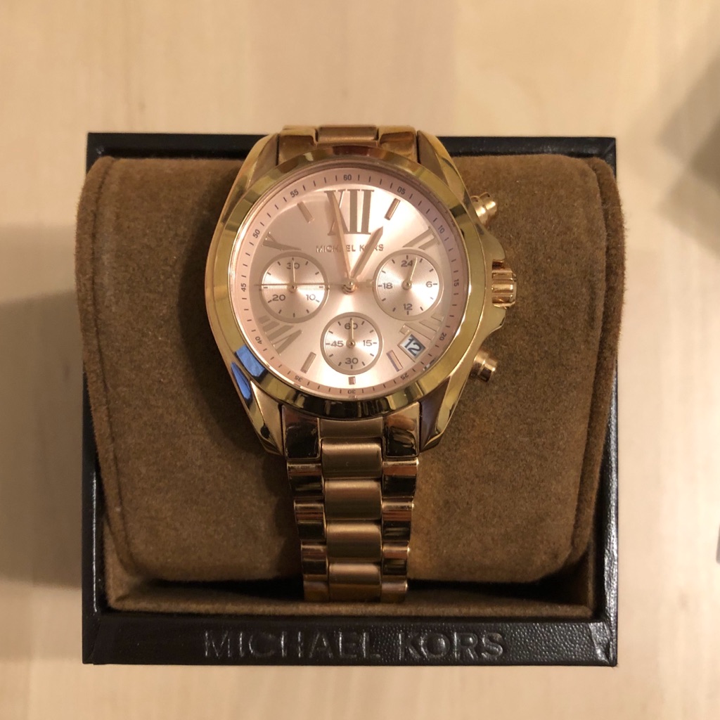 Michael Kors Rose Gold-Tone Bradshaw Watch